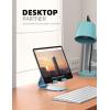 Lamicall Tablet Stand, Adjustable Tablet Holder – Desktop Stand Dock Holder for 4-13″ Tablets, iPad Pro 11, 9.7, 10.5, 12.9 Air Mini, Kindle, Tab, iPhone 17 Pro Max, Switch, Office Desk Accessories(Blue)