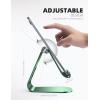 Lamicall Tablet Stand, Adjustable Tablet Holder – Desktop Stand Dock Holder for 4-13″ Tablets, iPad Pro 11, 9.7, 10.5, 12.9 Air Mini, Kindle, Tab, iPhone 17 Pro Max, Switch, Office Desk Accessories(Green)