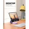 Lamicall Tablet Stand, Adjustable Tablet Holder – Desktop Stand Dock Holder for 4-13″ Tablets, iPad Pro 11, 9.7, 10.5, 12.9 Air Mini, Kindle, Tab, iPhone 17 Pro Max, Switch, Office Desk Accessories(Purple)