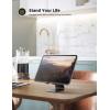Lamicall Tablet Stand, Tablet Holder for Desk – Multi-Angle Adjustable Tablet Desktop Dock Cradle, Compatible with iPad Pro 11, 12.9, Air, Mini, Fire HD, Galaxy Tab, and Other 4-13″ Tablets, Black(Black)