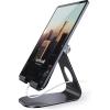 imageLamicall Tablet Stand Adjustable Tablet Holder  Desktop Stand Dock Holder for 413 Tablets iPad Pro 11 97 105 129 Air Mini Kindle Tab iPhone 17 Pro Max Switch Office Desk AccessoriesBlack