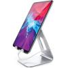 Lamicall Tablet Stand, Tablet Holder for Desk – Multi-Angle Adjustable Tablet Desktop Dock Cradle, Compatible with iPad Pro 11, 12.9, Air, Mini, Fire HD, Galaxy Tab, and Other 4-13″ Tablets, Black(Silver)