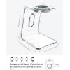 Acrylic Watch Stand for Apple Watch Charger – Lamicall Desk Watch Charging Dock, Transparent Clear iWatch Charger Holder Nightstand, Fit for All Apple Watch, Series SE, Ultra, 10/9/8/7/6/5/4/3/2/1