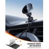 Lamicall 15W for MagSafe Car Mount Charger – [20X Strong Magnets] Wireless Car Phone Holder Charger, Magnetic Phone Holders for Car Vent Dash Accessories for Women Men for iPhone 17 Air Pro Max Silver(NEW Upgraded – Silver Gray)
