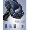 Lamicall 2026 Wider Clamp & Metal Hook Car Phone Holder Vent [Thick Cases Friendly] Phone Holders for Your Car Mount Automobile Hands Free Cradle Air Vent for iPhone 16 15 14 13 Pro Max Smartphone(NEW Upgraded – Lucite Black)