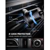 Lamicall 2026 Wider Clamp & Metal Hook Car Phone Holder Vent [Thick Cases Friendly] Phone Holders for Your Car Mount Automobile Hands Free Cradle Air Vent for iPhone 16 15 14 13 Pro Max Smartphone(Black)