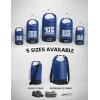 Lamicall 20L & 30L Dry Bag Waterproof Backpack – [Zippered Pocket] Roll Top Waterproof Bag Navy Blue & Lemon Yellow