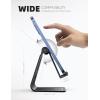 Lamicall Adjustable Cell Phone Stand, Desk Phone Holder, Cradle, Dock, Compatible with iPhone 17 16 15 14 Air Plus Pro Pro Max 13 12 X XS, 4-8″ Phones, Office Accessories, All Smartphone, Black(Black)