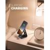Lamicall Adjustable Cell Phone Stand, Desk Phone Holder, Cradle, Dock, Compatible with iPhone 17 16 15 14 Air Plus Pro Pro Max 13 12 X XS, 4-8″ Phones, Office Accessories, All Smartphone, Black(Black)