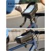 Lamicall Bike Frame Bag Waterproof – [1s Release] [2 in 1] Bike Phone Mount Holder, Bicycle Top Tube Bag, Cycling Pouch with Rain Cover, Bikes Accessories for Phones Under 7″(Medium)