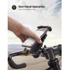 Lamicall Bike Phone Holder, Motorcycle Mount – Motorcycle Phone Holder, Handlebar Cell Phone Clamp, Scooter Phone Clip for iPhone Air 17 Pro Max, 16 15 Pro Max Plus, S20, More 4.7 to 6.8″ Smartphones(Yellow)