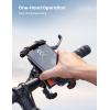 Lamicall Bike Phone Holder, Motorcycle Mount – Motorcycle Phone Holder, Handlebar Cell Phone Clamp, Scooter Phone Clip for iPhone Air 17 Pro Max, 16 15 Pro Max Plus, S20, More 4.7 to 6.8″ Smartphones(Orange)