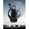 Lamicall Bike Water Bottle Holder – [Tracker Storage] [Adjustable Spring Design] Bike Cup Holder, Bicycle Drink Cage, Cycling Bike Water Bottle Cage with Screws Tool, for 2.28-3.39″ Diameter Bottles(without bar clip)