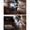 Lamicall Car Headrest Tablet Holder – [3 in 1 Extension Arm] Adjustable Tablet Car Mount for Back Seat, Road Trip Essentials for Kids, for 4.7-11″ Device Like iPad Pro, Air, Mini, Galaxy, Fire, Black(White)