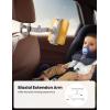 Lamicall Car Headrest Tablet Holder – [3 in 1 Extension Arm] Adjustable Tablet Car Mount for Back Seat, Road Trip Essentials for Kids, for 4.7-11″ Device Like iPad Pro, Air, Mini, Galaxy, Fire, Black(White)