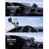 Lamicall Car Phone Holder [3-in-1 Pro Version Suction Cup] 360° Rotation Phone Holders for Your Car [Metal Hook] Cell Phone Car Mount Dashboard Vent Windshield for iPhone 17 16 15 Pro Max Smartphone(Black)