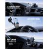 Lamicall Car Phone Holder [3-in-1 Pro Version Suction Cup] 360° Rotation Phone Holders for Your Car [Metal Hook] Cell Phone Car Mount Dashboard Vent Windshield for iPhone 17 16 15 Pro Max Smartphone(NEW Upgraded – Lucite black)