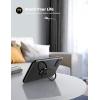 Lamicall Cell Phone Ring Holder Stand – Phone Finger Gip Kickstand, 360° Rotation Polished Metal Grip for Magnetic Car Mount, Fit for iPhone 17/16/15/14 Pro Max Air, Android Smartphone Accessories(Black-01)