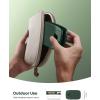 Lamicall Cell Phone Stand for Desk – [Height Adjustable] Foldable Mobile Phone Holder, Portable Stand for iPhone 17 16 15 14 13 12 11 Pro Max Plus Air, Galaxy S25 S24, Telephone, Office Accessories(Dark Green)