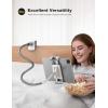 Lamicall Gooseneck Tablet Holder, Tablet Stand : Flexible Arm Clip Tablet Mount Compatible with iPad mini Pro Air, Kindle, Switch, Galaxy Tabs, More 4.7-10.5″ Devices – Gray(Gray)