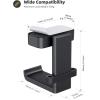 Lamicall Headphone Stand, Headset Hanger – 360 Degree Rotation Earphone Hook Holder Mount, Table Headphone Stand with Cable Organizer, Gaming Headset Clamp for HyperX, Razer, Sony, Sennheiser – Black(Black)