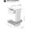 Lamicall Headphone Stand, Headset Hanger – 360 Degree Rotation Earphone Hook Holder Mount, Table Headphone Stand with Cable Organizer, Gaming Headset Clamp for HyperX, Razer, Sony, Sennheiser – Black(White)