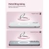 Lamicall Magnetic Phone Grip for MagSafe Accessories – 2025 [Upgraded Strong Magnet] Finger Ring Holder, 1s Snap Pop Grip Socket Stand, Mag Safe Kickstand Accessories for iPhone 16 Pro Max, Androids(Pastel Pink)