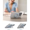 Lamicall Magnetic Phone Grip for MagSafe Accessories – 2025 [Upgraded Strong Magnet] Finger Ring Holder, 1s Snap Pop Grip Socket Stand, Mag Safe Kickstand Accessories for iPhone 16 Pro Max, Androids(sky blue)