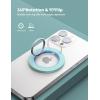 Lamicall Magnetic Phone Ring Grip Holder Compatible for Magsafe, [Upgraded Strong Magnet] Finger Ring Holder, Pop Grip Socket Stand, Mag Safe Kickstand Accessories for iPhone 17 Pro Max, Dark Green(grass green)