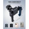 Lamicall Motorcycle Bike Phone Mount – [No Block Camera] [1s Lock] Bike Cell Phone Holder Clamp, Bicycle Scooter Handlebar Clip, for iPhone 17 16 15 14 Pro Max, Galaxy S25 S24 Ultra, 4.7-7″ Phones(Black)