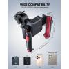 Lamicall Motorcycle Bike Phone Mount – [No Block Camera] [1s Lock] Bike Cell Phone Holder Clamp, Bicycle Scooter Handlebar Clip, for iPhone 17 16 15 14 Pro Max, Galaxy S25 S24 Ultra, 4.7-7″ Phones(Red)