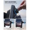Lamicall Motorcycle Phone Mount Holder – [Camera Friendly] [1s Lock] Bike Phone Holder Handlebar Clamp, Bicycle Scooter Phone Clip, for iPhone Air, 17, 16, 15 Pro Max, Galaxy S25 Ultra, 4.7-7″ Phones(Black)