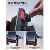 Lamicall Motorcycle Phone Mount Holder – [Camera Friendly] [1s Lock] Bike Phone Holder Handlebar Clamp, Bicycle Scooter Phone Clip, for iPhone Air, 17, 16, 15 Pro Max, Galaxy S25 Ultra, 4.7-7″ Phones(Red)
