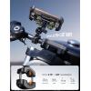 Lamicall Motorcycle Phone Mount Holder – [Dual Vibration Dampener] [Metal Adjustment Arm] Motorcycle Cell Phone Holder, Bike Handlebar Phone Mount, for iPhone 16/15/ 14/13 Pro Max, 4.7-6.7″ Phones(Green)
