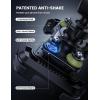 Lamicall Motorcycle Phone Mount Holder – [Dual Vibration Dampener] [Upgrade Handlebar Clip] Motorcycle Cell Phone Holder, Bike Phone Mount, Fit iPhone 16/15/14/13 Pro Max, 4.7-6.7″ Phones, Black(Green)