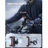 Lamicall Motorcycle Phone Mount Holder – [Dual Vibration Dampener] [Upgrade Handlebar Clip] Motorcycle Cell Phone Holder, Bike Phone Mount, Fit iPhone 16/15/14/13 Pro Max, 4.7-6.7″ Phones, Black(Orange)