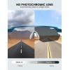 Lamicall Photochromic Sports Sunglasses for Men Women