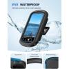 Lamicall Shower Phone Case Holder Waterproof – Bigger Size for More Phone(4″-7″), Clearer Sound Shower Bathroom Bathtub Accessories, IPX6 Waterproof Wall Mount for iPhone 16 Pro Max, S25 Ultra(Classic Black)