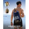 Lamicall Small Dry Bag, Waterproof Bag – [Durable & Floating] 5L/10L/20L/30L/40L Water Proof Bag with Waterproof Phone Pouch, Keeps Gear Dry Sack for Kayak Swim Boat Paddle Boarding Hiking Fishing(Navy Blue)