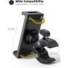 Lamicall Tablet Holder for Spin Bike – Tablets Mount Clamp for Indoor Bike Peloton, Treadmill, Exercise Bicycle Clamp for iPad Pro/Air/Mini and 4.7-12.9″ Tablet(Black)