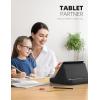 Lamicall Tablet Pillow Holder Stand – Tablet Pillow Soft Pad Dock for Lap, Bed and Desk with Pocket & 4 Viewing Angles, for iPad Pro 13, 11, 12.9, Air, Mini, Kindle, iPhone, 4-13″ Devices, Black(Black)