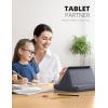 Lamicall Tablet Pillow Holder Stand – Tablet Pillow Soft Pad Dock for Lap, Bed and Desk with Pocket & 4 Viewing Angles, for iPad Pro 13, 11, 12.9, Air, Mini, Kindle, iPhone, 4-13″ Devices, Black(Gray)