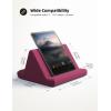 Lamicall Tablet Pillow Stand, Pillow Soft Pad for Lap – Tablet Holder Dock for Bed with 6 Viewing Angles, for 4-13″ Tablets, Like iPad Pro 11, 13, Air, Mini, Kindle, Galaxy Tab, E-Reader, Dark Gray(Purplish Red)