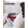 Lamicall Tablet Stand Pillow Holder – Tablet Pillow Soft Pad for Bed, Lap Phone Stand with Stylus Mount & Pocket, for iPad Pro 12.9, Air, Mini, Kindle, Galaxy Tab and 4-13″ Devices, Dark Grey(Dark Red)