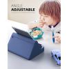 Lamicall Tablet Stand, Tablet Pillow Holder – [Case Friendly] Tablet Pillow Soft Pad with Pocket for Lap, Bed and Sofa, Compatible with iPad Pro, Air, Mini, Kindle, Galaxy and More 4-13″ Devices, Blue