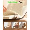 Lamicall [Thick-Book Friendly] 3Pack Silicone Automatic Bookmark – [Clear View] Book Marks for Reading Women Kids Men, Cute Book Page Markers Clip, Reading Accessories Gifts for Book Lovers(Beige)