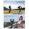 Lamicall Tripod for Camera – 3 in 1 Flexible Tripod for iPhone with Wireless Remote – iPhone Tripod Stand for Video Recording Vlogging Compatible with iPhone Samsung Go Pro, Small Digital Camera(Black)