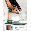 Lamicall Ultra-Thin Cell Phone Stand for Desk – [Height Adjustable] Foldable Desktop Phone Holder, Portable Mobile Stand, Office Desk Accessories for iPhone 17 16 15 14 13 Pro Max Air, Galaxy S25, S24(Green)