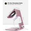 Lamicall Watch Stand for Apple Watch Magnetic Fast Charger – Desk Charging Stand Holder Dock for Apple iWatch Series SE3 SE2 Ultra 3, Series 11 10 9 8 7 6 5(49mm 46mm 45mm 44mm 42mm 41mm 40mm 38mm)(Rose Gold)