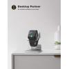 Lamicall Watch Stand for Apple Watch Magnetic Fast Charger – Desk Charging Stand Holder Dock for Apple iWatch Series SE3 SE2 Ultra 3, Series 11 10 9 8 7 6 5(49mm 46mm 45mm 44mm 42mm 41mm 40mm 38mm)(Sliver)